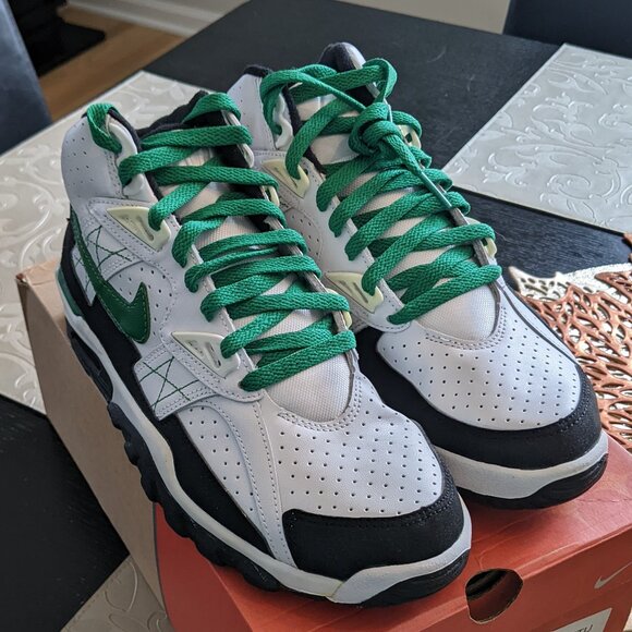 Nike Men's Air Trainer SC High, White/Pine Green/Black, 8.5 US - Picture 1 of 10